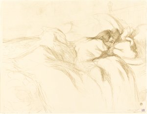Femme couchée - Henri de Toulouse Lautrec