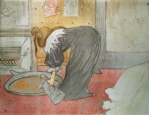 Femme à la baignoire de "Elles", 1896 - Henri de Toulouse Lautrec