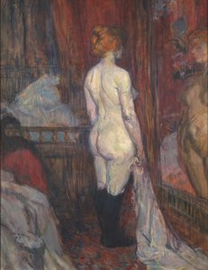 Femme devant un miroir - Henri de Toulouse Lautrec