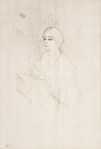 Yahne dans sa loge, 1895 - Henri de Toulouse Lautrec