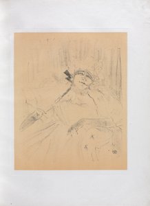 Yvette Guilbert-Série anglaise: Chanson ancienne - Henri de Toulouse Lautrec