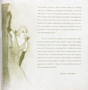 Yvette Guilbert - Série française : N° 16 - Henri de Toulouse Lautrec