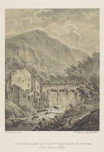 Paysage montagneux avec moulin à eau près de Trèves - Henri van Assche