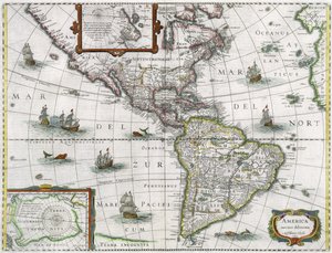 Carte des Amériques, 1631