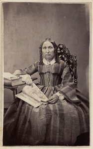 Portrait de femme, années 1860 (photo) - Henrietta M. Hart