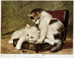 Folâtrerie (chatons) - par Henriette Ronner