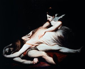 Kriemhild se jette sur le cadavre de Siegfried