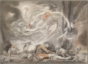 Le Rêve du Berger (détail)