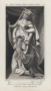 Illustration pour Tout est bien qui finit bien de Shakespeare - Henry  Fuseli