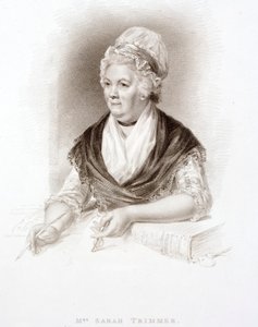 Sarah Trimmer, auteure britannique de livres pour enfants (gravure)