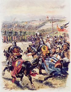Charge de la cavalerie française, illustration pour 