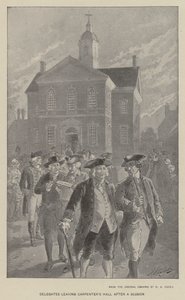 Délégués quittant Carpenter