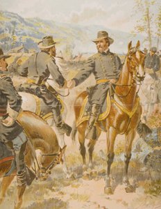 Général George Henry Thomas (1816-70) à la bataille de Chickamauga, 20 septembre 1863