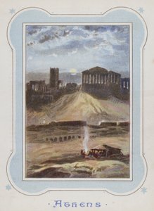 Athènes (chromolithographie) - Henry Andrew Harper