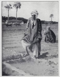 Arrosage avec le pied à Gizeh, Égypte - Henry Andrew Harper