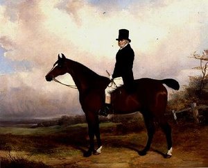 Chasseur avec maître en haut