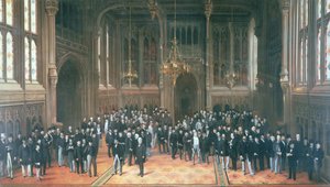 Lobby des Membres, Chambres du Parlement, 1872-73