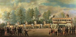 Carrosse 76 de la ligne Knickerbocker, Brooklyn, vers 1840-50 - Henry Boese