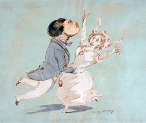 Un couple, vers 1825-1877