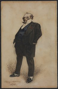 Autoportrait dans le rôle de M. Prudhomme, 1873