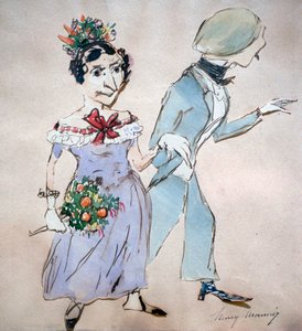 Le Couple avec le Bouquet, vers 1825-1877