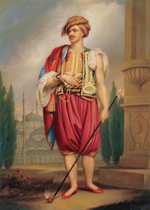 Portrait de Thomas Hope 1769-1831 en costume turc d