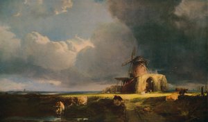 Abbaye de St. Benet, sur la Bure, vers 1854