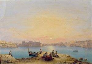 Port de La Valette au Coucher du Soleil