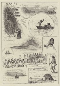 Croisière du HMS Ruby à Staten Island et au canal Beagle - Henry Charles Seppings Wright
