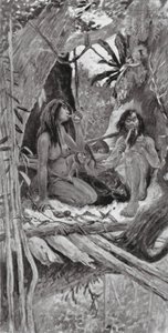 Habitants des arbres préhistoriques chinois - Henry Charles Seppings Wright