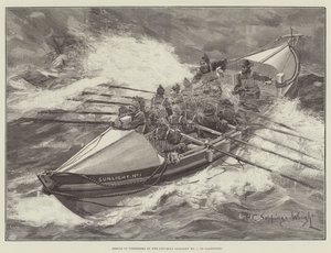 Sauvetage de Pêcheurs par le Bateau de Sauvetage Sunlight No 1, à Llandudno