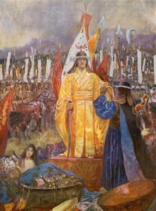 Le Grand Maréchal proclamé Empereur sur le champ de bataille