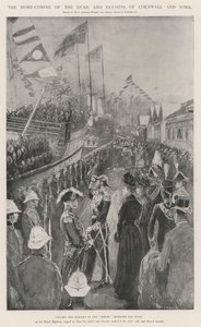 Le retour du duc et de la duchesse de Cornouailles et d