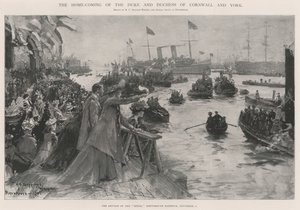 Le retour du duc et de la duchesse de Cornouailles et d