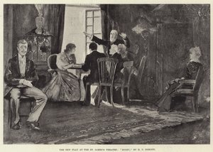 La nouvelle pièce au théâtre St James, Bogey, par H V Esmond