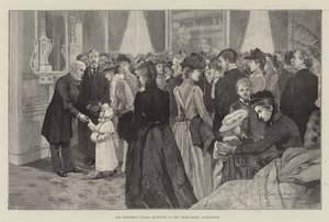 Réception publique du président à la Maison Blanche, Washington - Henry Charles Seppings Wright