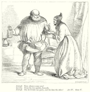 Les Joyeuses Commères de Windsor (gravure)