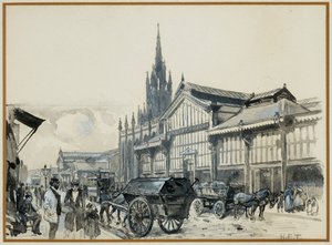 Marché de Campfield et église Saint-Matthieu - Henry Edward Tidmarsh