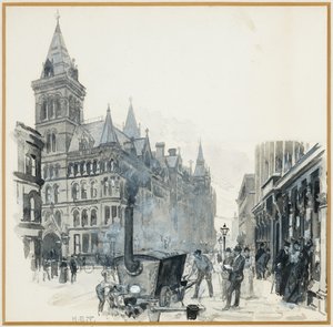 Travaux de Corporation Road, Princess Street et Hôtel de Ville - Henry Edward Tidmarsh