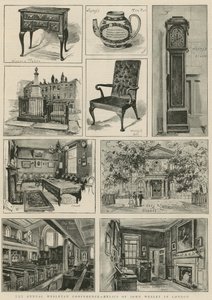 La conférence annuelle wesleyenne - reliques de John Wesley à Londres