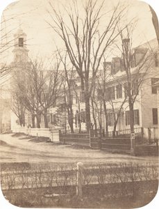 Église du Dartmouth College, Maison du Professeur Clement Long, Maison du Président Nathan..., vers 1858 - Henry F Herbert