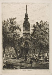 Chapelle Saint-Paul, New York (Scenes of Old New York)
