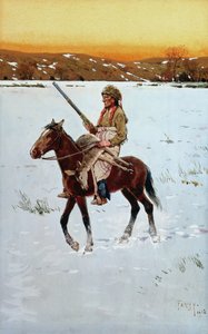 Indien revenant de la chasse