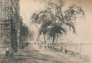 De toutes les rues de Paris, la Seine est la plus intéressante, vers 1927