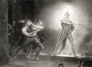 Hamlet, Acte I, Scène IV, par William Shakespeare (1564-1616) gravé par Robert Thew (1758-1802)