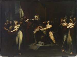 Lear bannissant Cordelia, vers 1784-90
