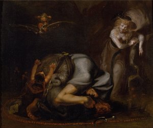 Scène de sorcières, du Masque des Reines de Ben Jonson
