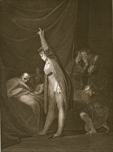 La mort du cardinal Beaufort, gravé par W. Bromley, illustration de 
