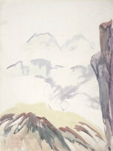 Étude de montagne - Henry George Keller