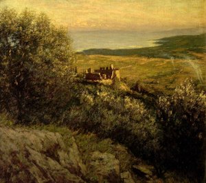 Un château provençal - Henry Herbert La Thangue